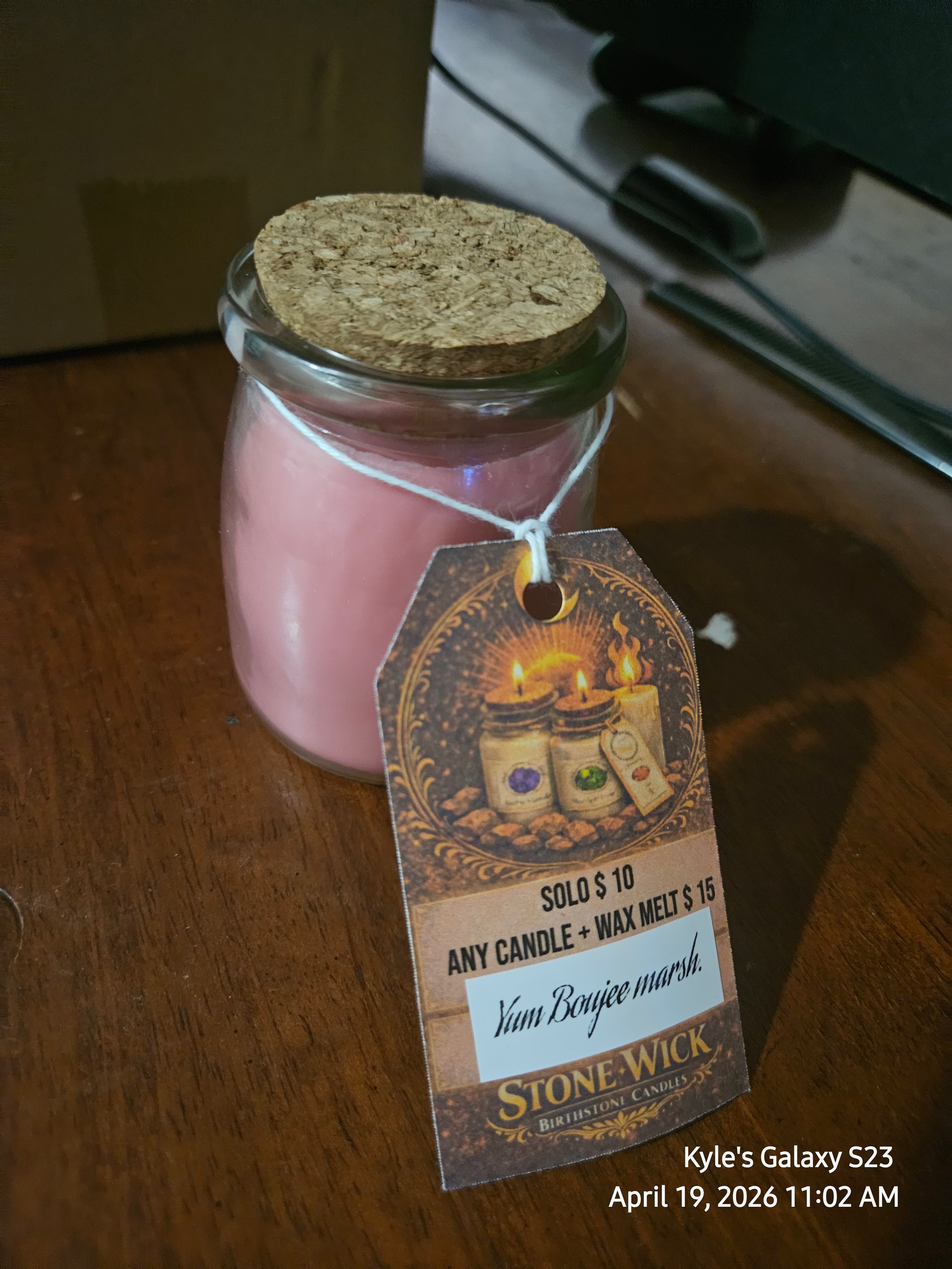 Yum Boujee Marshmallow Candle