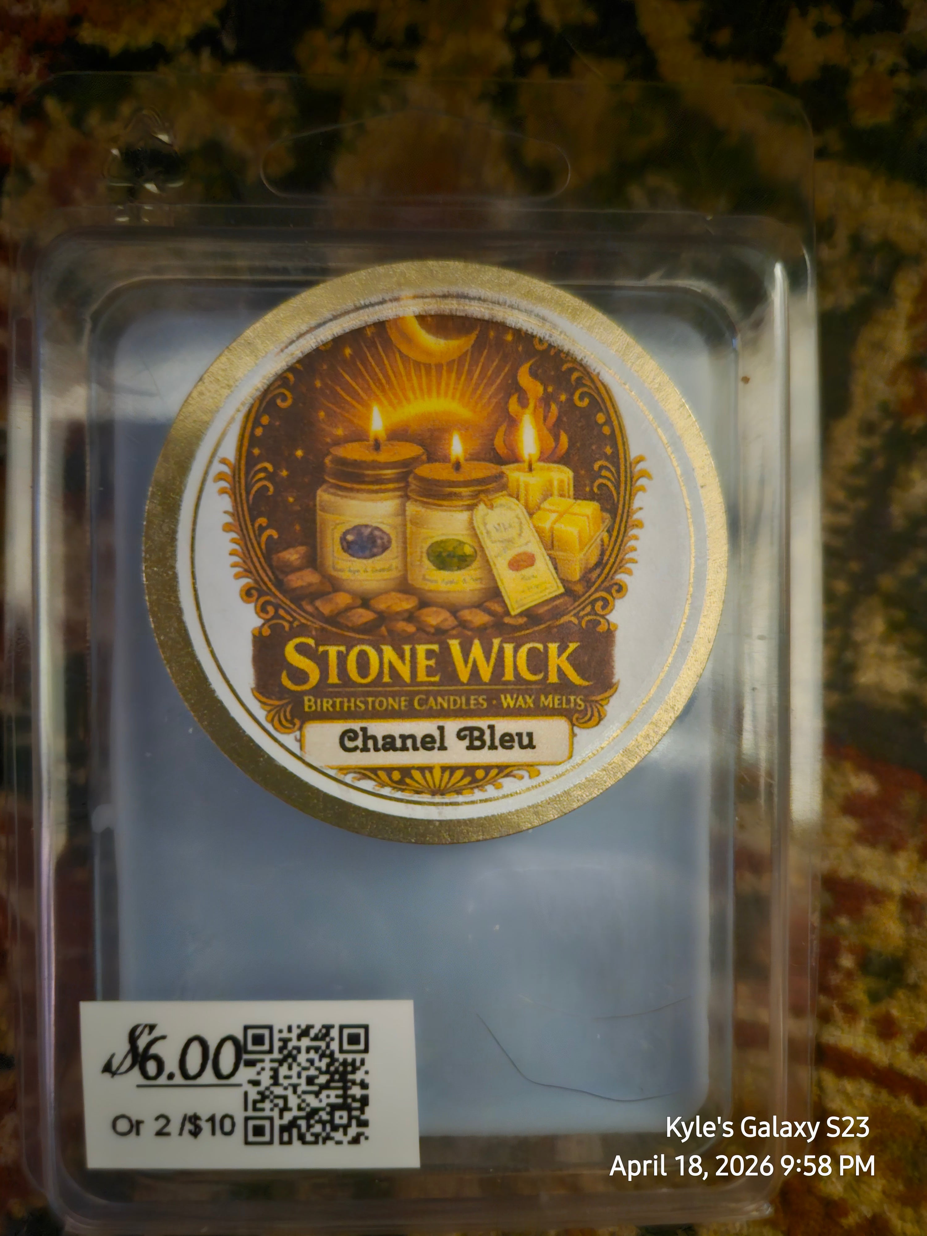 Chanel Blue Wax Melt