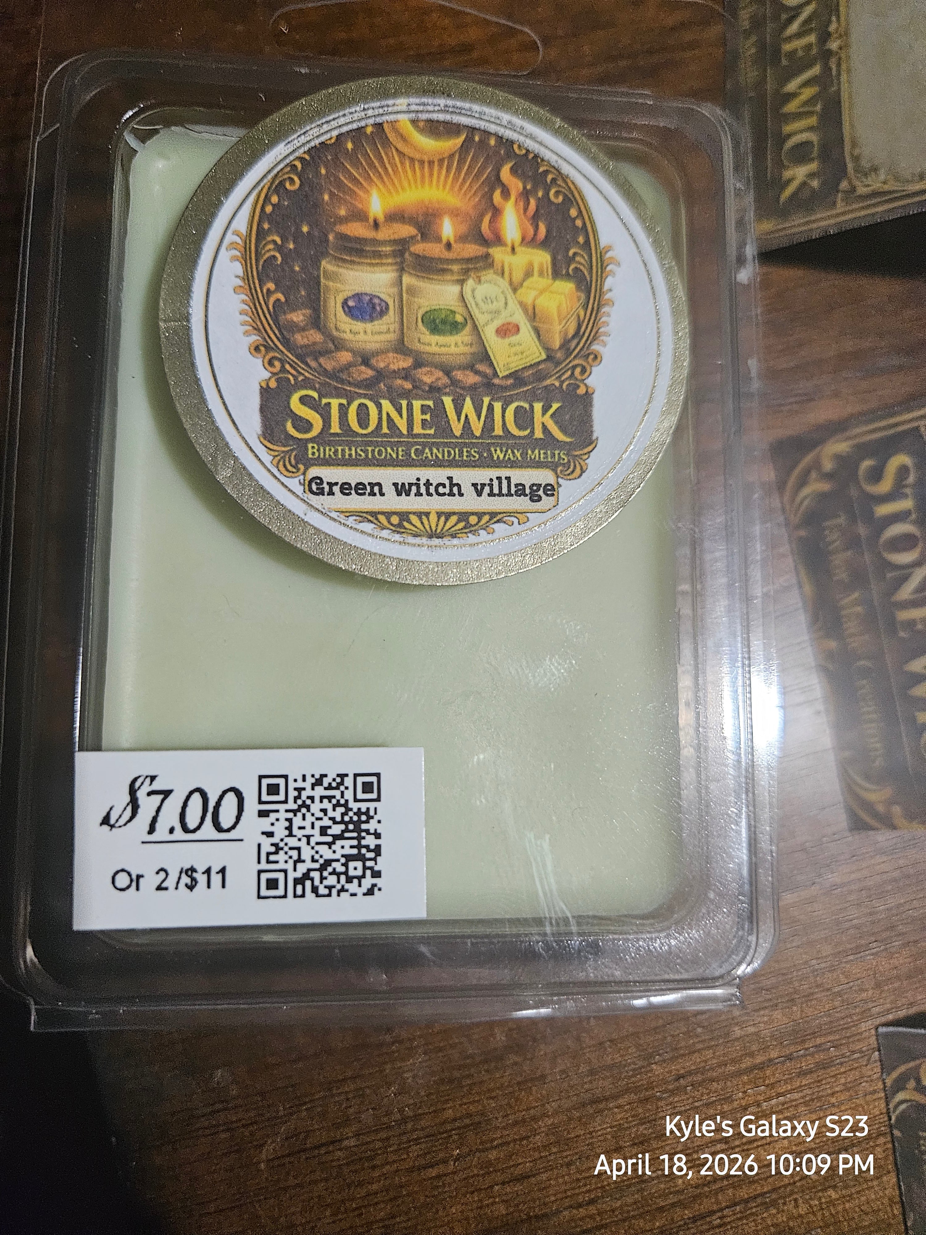 Green Witch Village Wax Melt