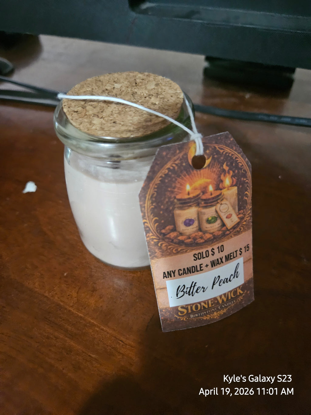 Bitter Peach Candle
