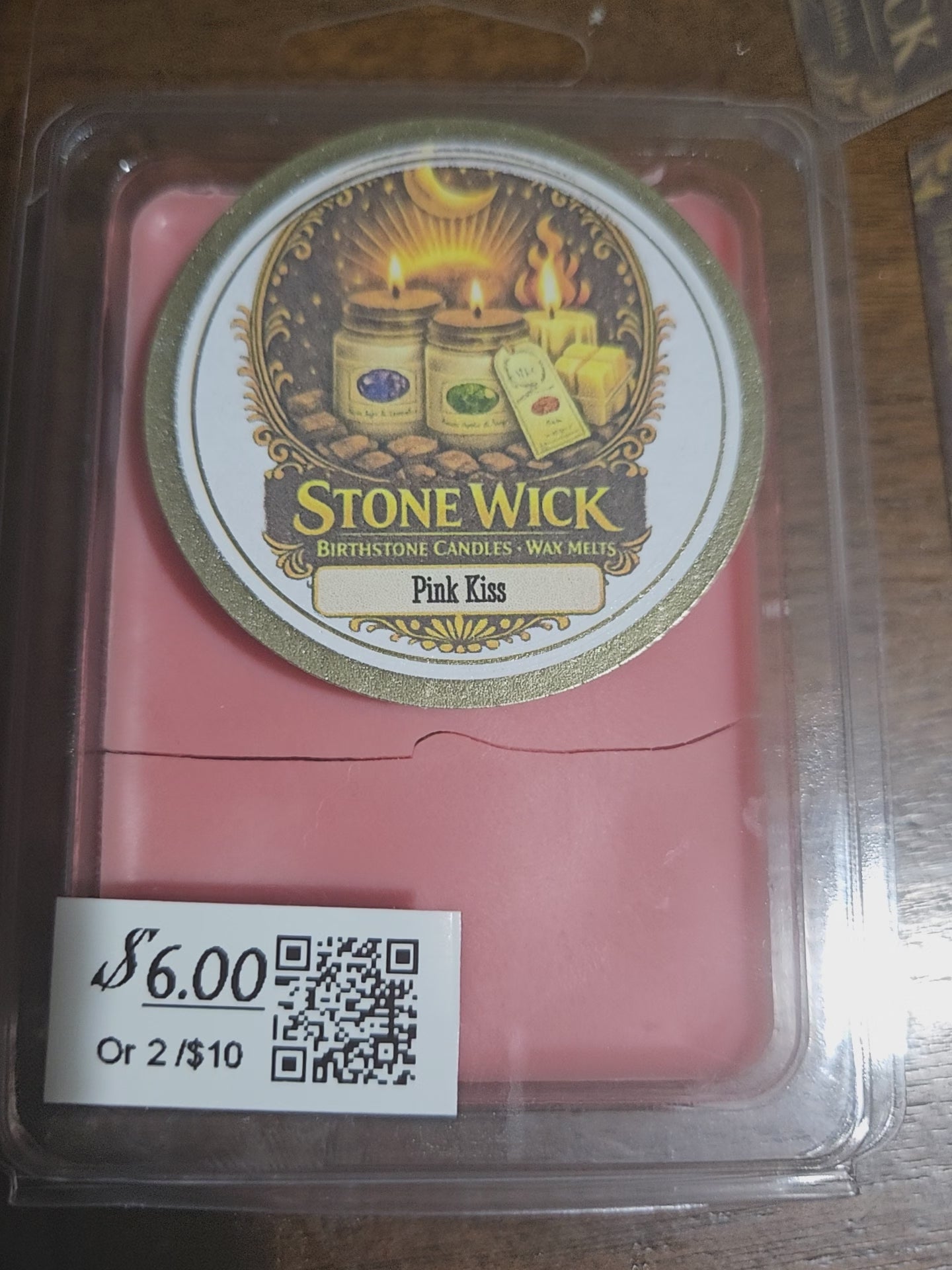 Pink Vanilla Kiss Wax Melt